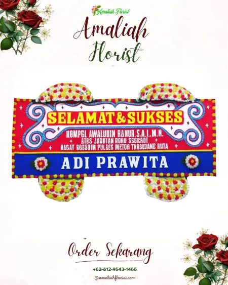 Papan Bunga Ucapan Selamat Bongkasa Pertiwi