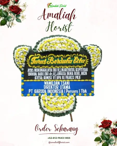 Papan Bunga Duka Bongkasa Pertiwi